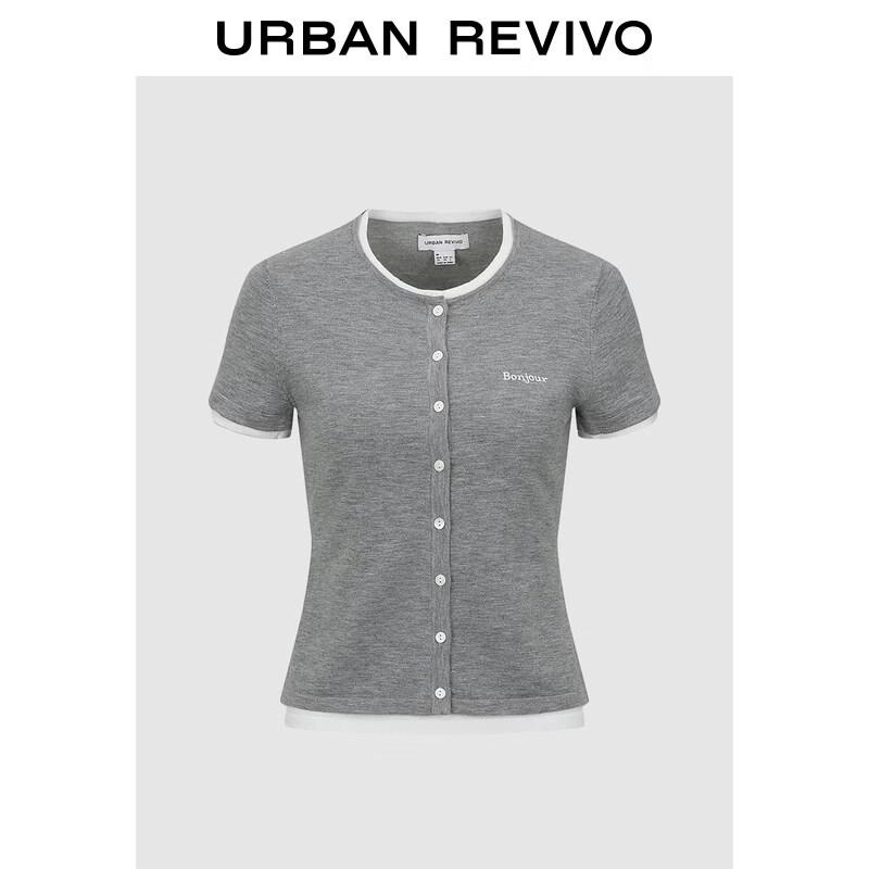 

UR Women s Color-block Round Neck Knit Sweater M