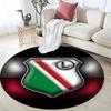 Legia Warszawa pattern round rug,Carpet Rug for Living Room Bedroom Playroom ,Non-slip Floor Mat,Holiday Gifts and Birthday Gifts.
