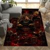 Ronaldo's Legacy Football Floor Rug Office Rug Design for Foyer Decorate Room Bedrooms Dining Room Anti-slip Rug Office Home Decor