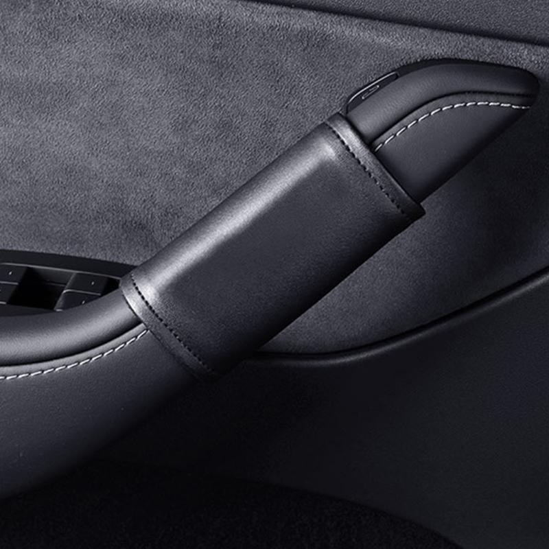Car Interior Door Handle Cover For  PU Leather Protective Case