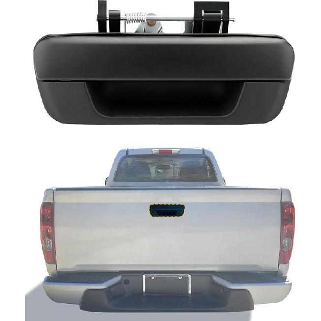 Heckklappengriff, Kompatibel mit 2004-2012 Chevy Colorado & GMC Canyon & Isuzu I-280 / I-290 / I-350 / I-370, Außen Hinten m. Schlüsselloch |