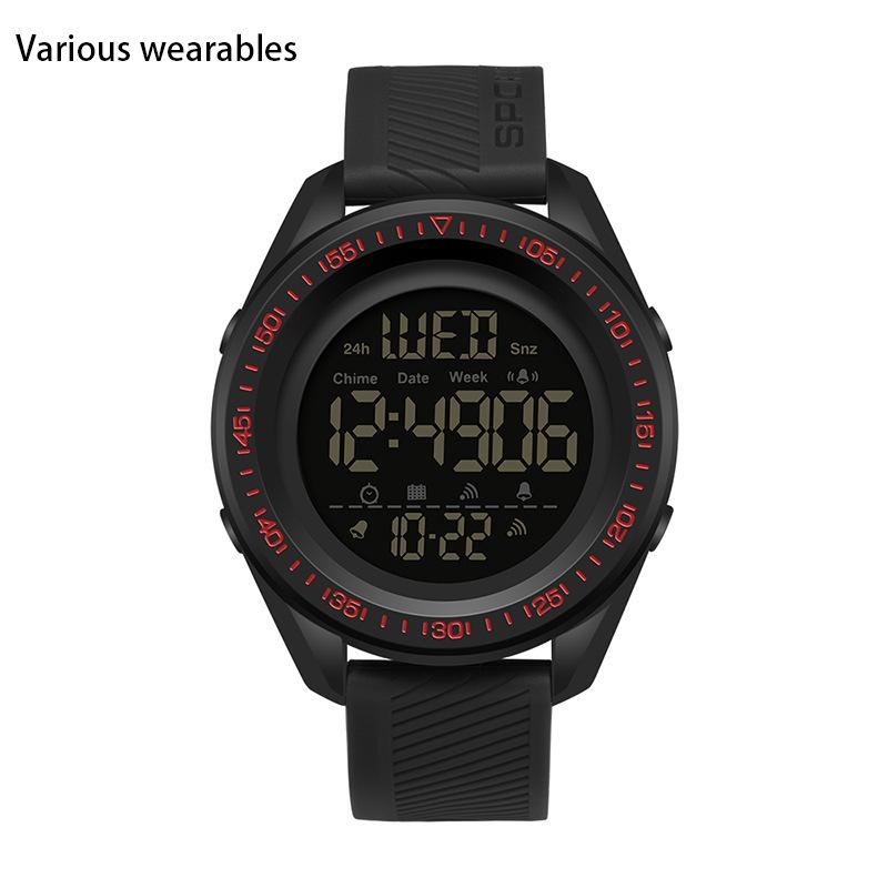 New Style Electronic Form Movement Fashion Trend Men's High School Watch Glow-in-the-dark Waterproof Watch