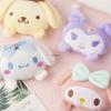 Cinnamoroll Plush Backpack Charm & Brooch Set - Cute Cartoon Accessories