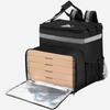 Food Delivery Backpack Shoulders Bag Wearproof W/ Side Cup Holders Easy To Use