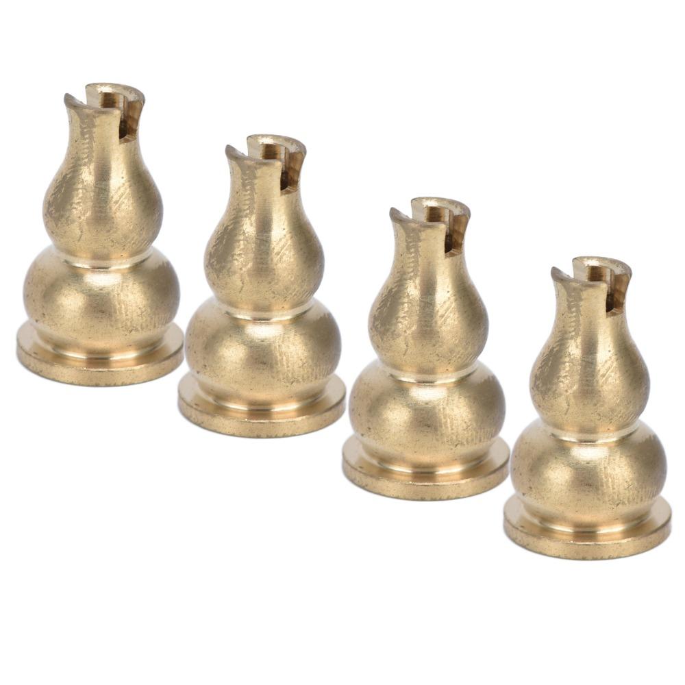 10pcs 0.24in Brass Incense Holder Brass Household Aromatherapy Seat Tea House Display