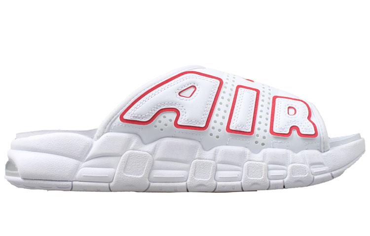 Nike Air More Uptempo Blanco Rojo Universitario Mujer FD9885-100