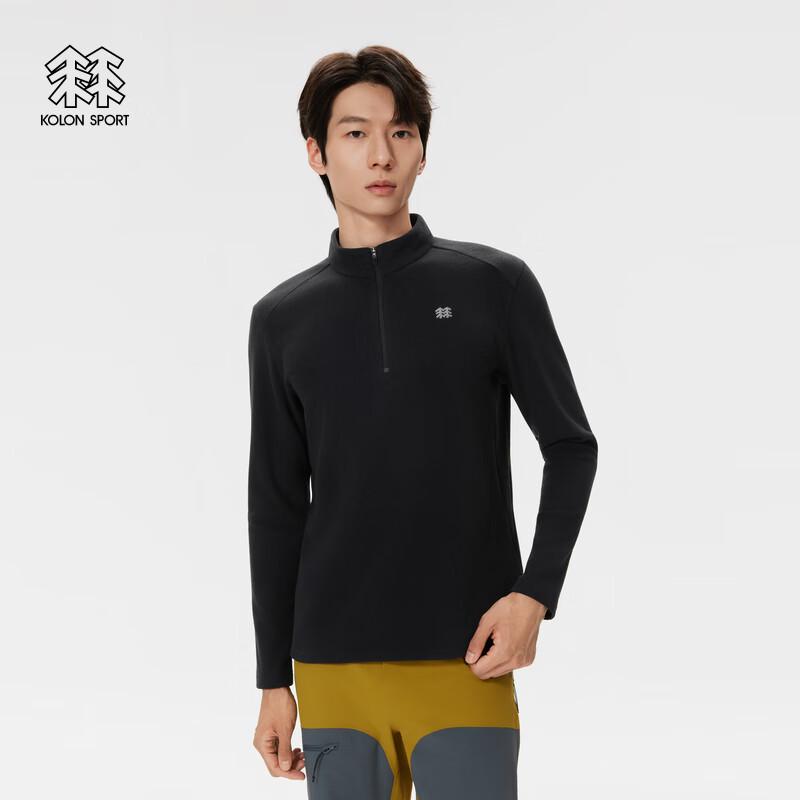 KOLON SPORT Men s POLARTEC Fleece Half-Zip Long-Sleeve T-Shirt M