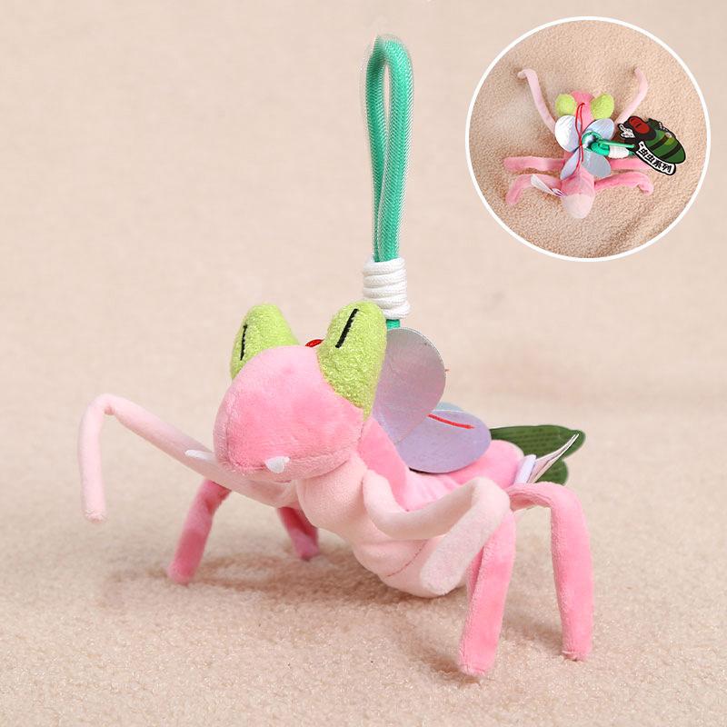 Realistic Insect Plush Toy Keychain Car Bag Pendant Creative Gift for Kids