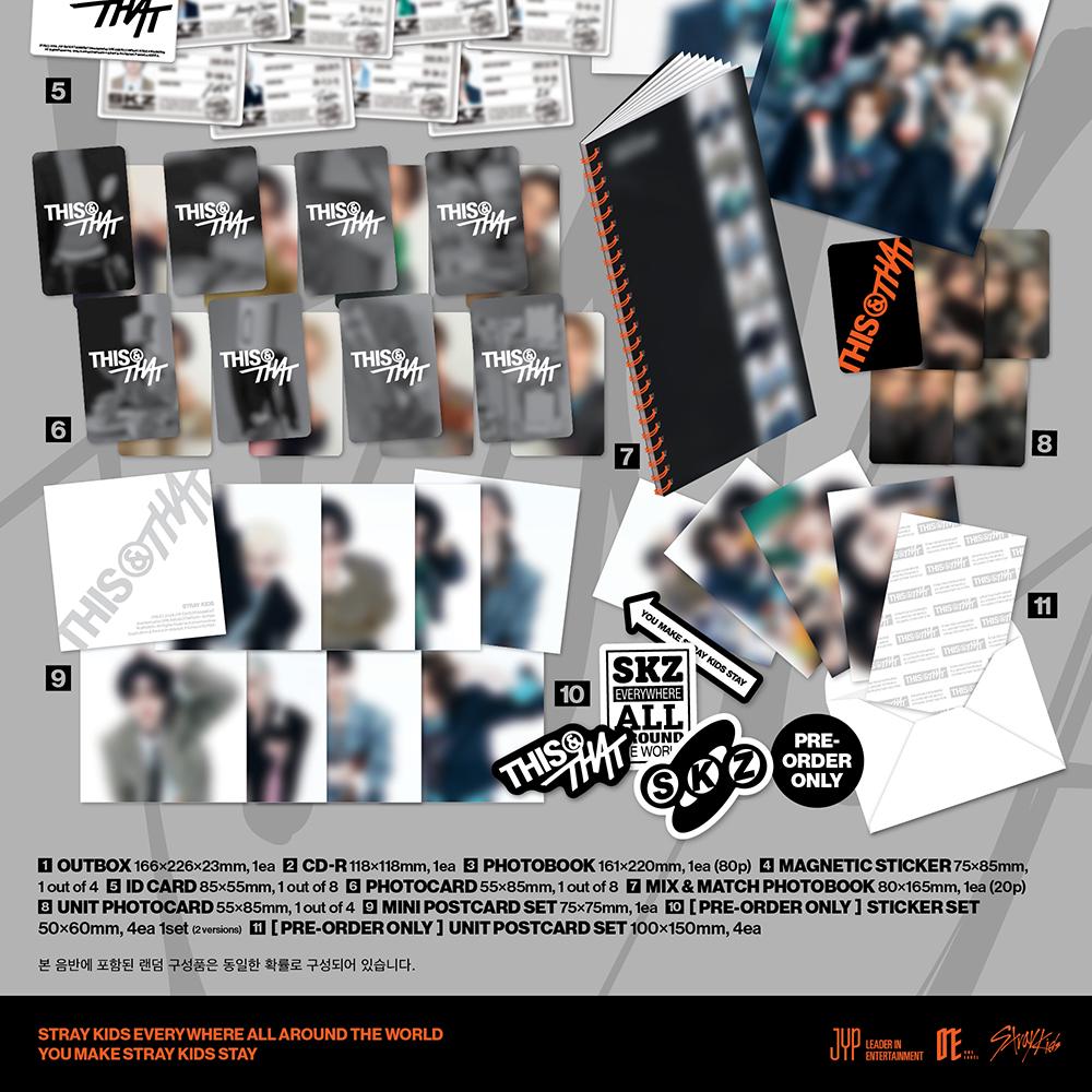 [POB] Stray Kids [THIS & THAT] Mini Album (THIS / THAT Ver.)