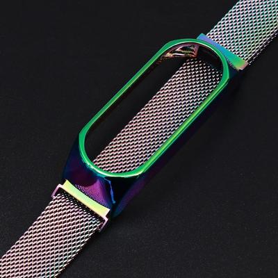 Mi Band 8 7 6 5 4 3 Metallarmband Magnetisk för Xiaomi Mi Band 3 4 5 6 7 8 Armband Xiomi MiBand 8 Correa Armbandsarmband Ersättningsarmband