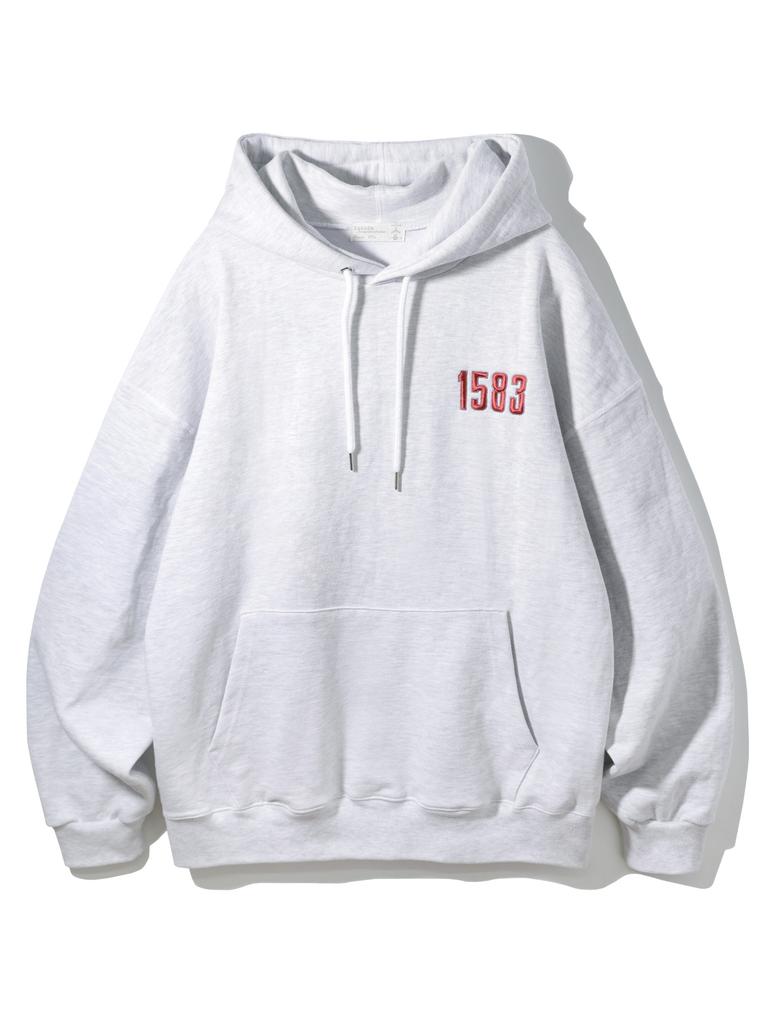 Nostalgia Hoodie Bk6987_Melange White