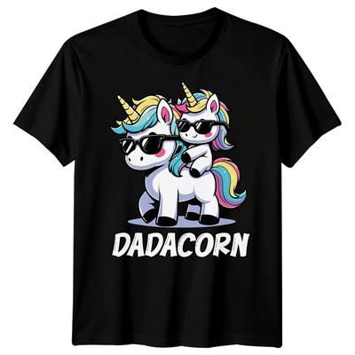 Herren Dadacorn Lustiges Vatertags-T-Shirt Tee Bester Papa aller Zeiten Papa Leben Papa #FD