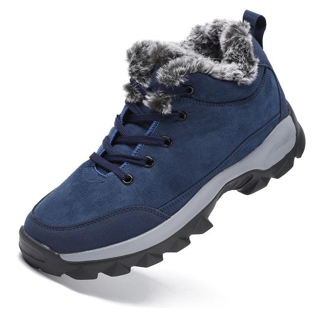 Men Snow Boots Winter Outdoor Walking Shoes Light Sneakers for Men Winter Shoes Mens Hiking Ankle Boots Footwear