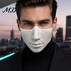 Adults Performance Masque Masquerade for Men Women, Cyberpunk Half Face Mouth Ergonomic Decor Ball Proms, Mardi Gras, Halloween Cosplay Party