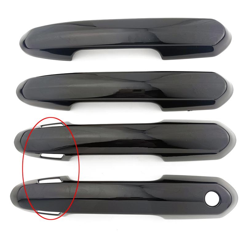 Car Upgrade Decoration Glossy Black Door Handle Cover For Toyota RAV4 XA50 Highlander XU70 -2025 Cars Accessories