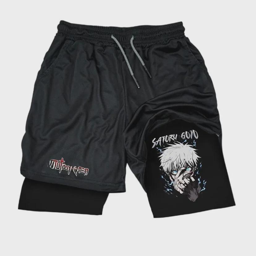 

Двошарові спортивні повсякденні шорти для дорослих із аніме-серіалу 2024 року L