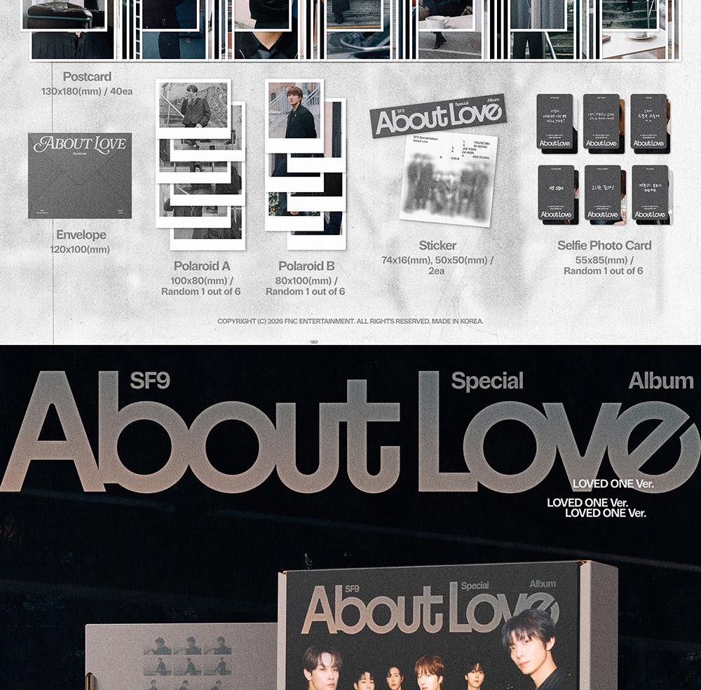 SF9 - Speical Album [About Love] (LOVE AS IS ver. / LOVED ONE ver.)