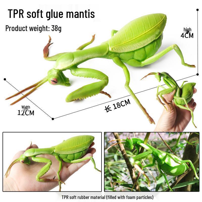 Animal Insect Stress Relief Squeeze Toy - Soft TPR Rubber Dog & Insect Models