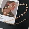 Elegant Metal Waist Chain For Women With Adjustable Link Belt Fashion Accessory For Casual Wear