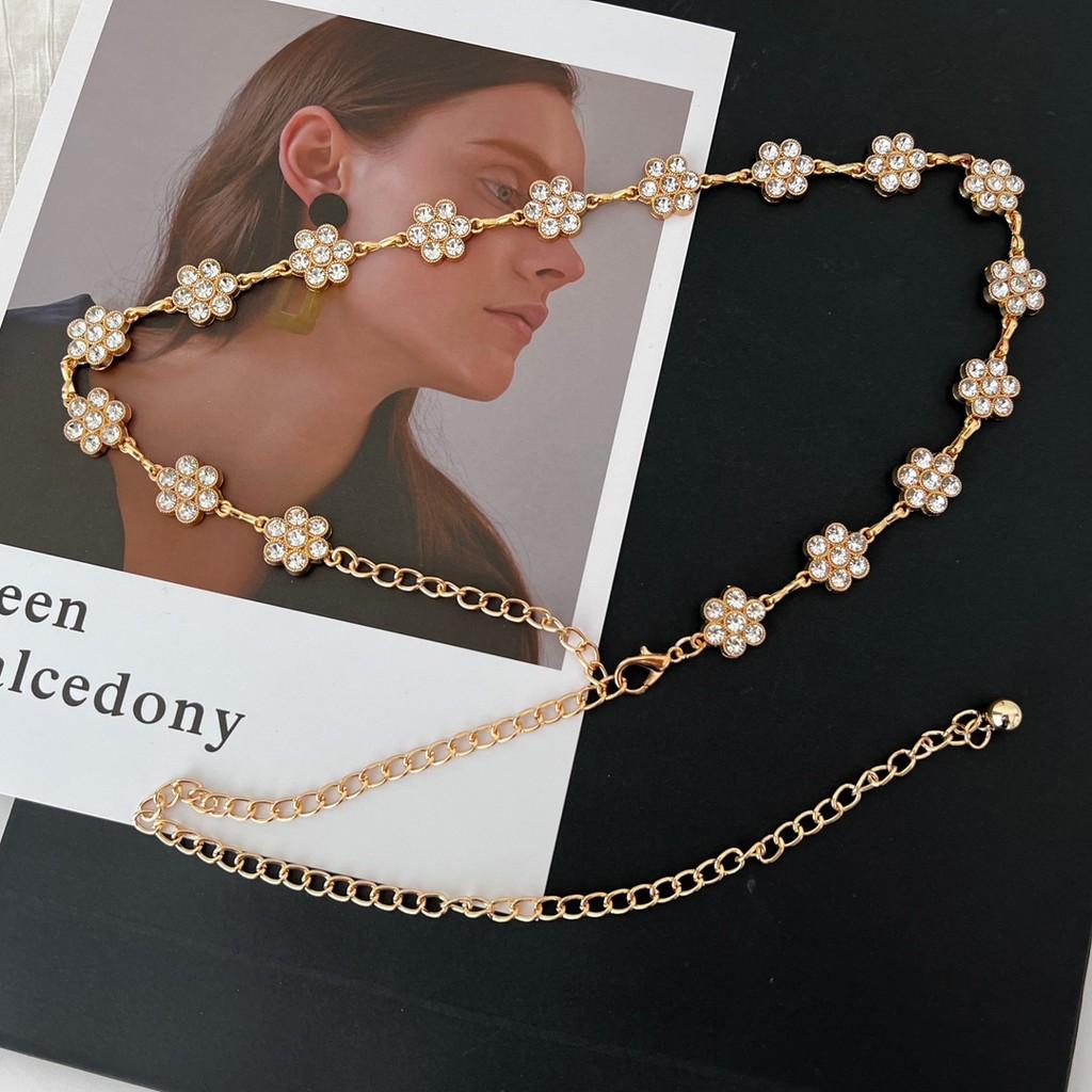 Elegant Metal Waist Chain For Women With Adjustable Link Belt Fashion Accessory For Casual Wear