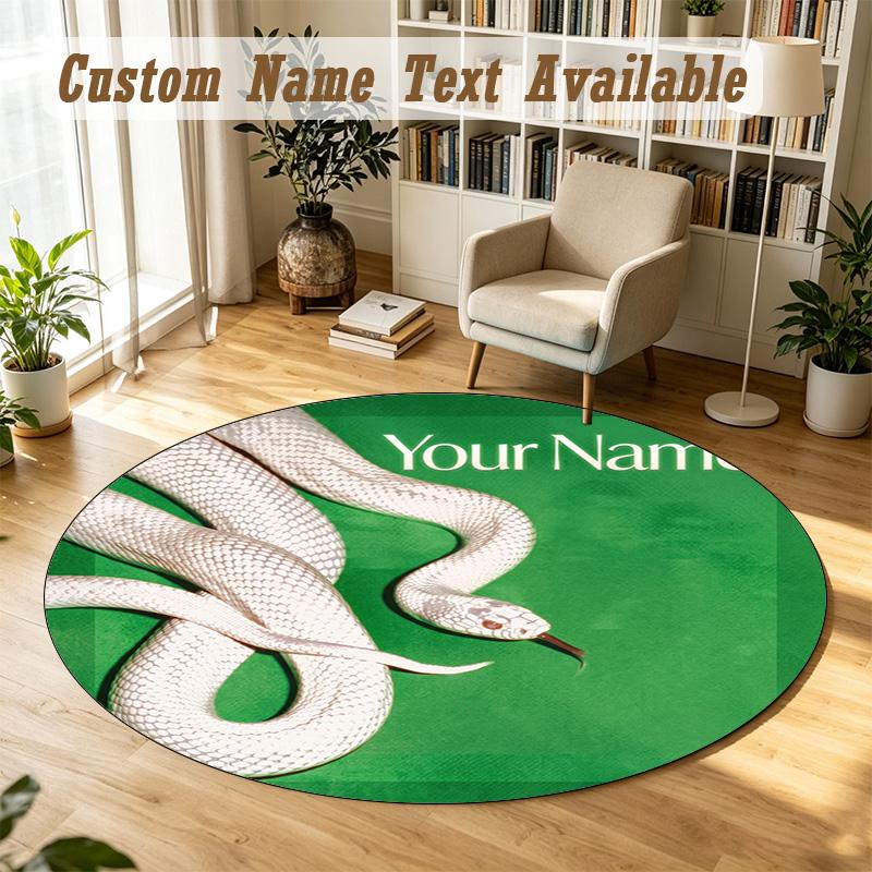 Deftones Personalized Round Rug Support Custom Name, Soft Home Decor Mat