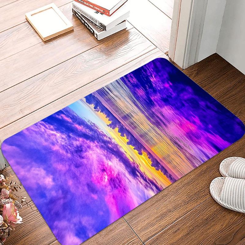 Surreal Scenery Printing Non-Slip Small Rug Waterproof Easy To Clean Floor Mat for Indoor Outdoor Use Durable Home Decor Fashion
