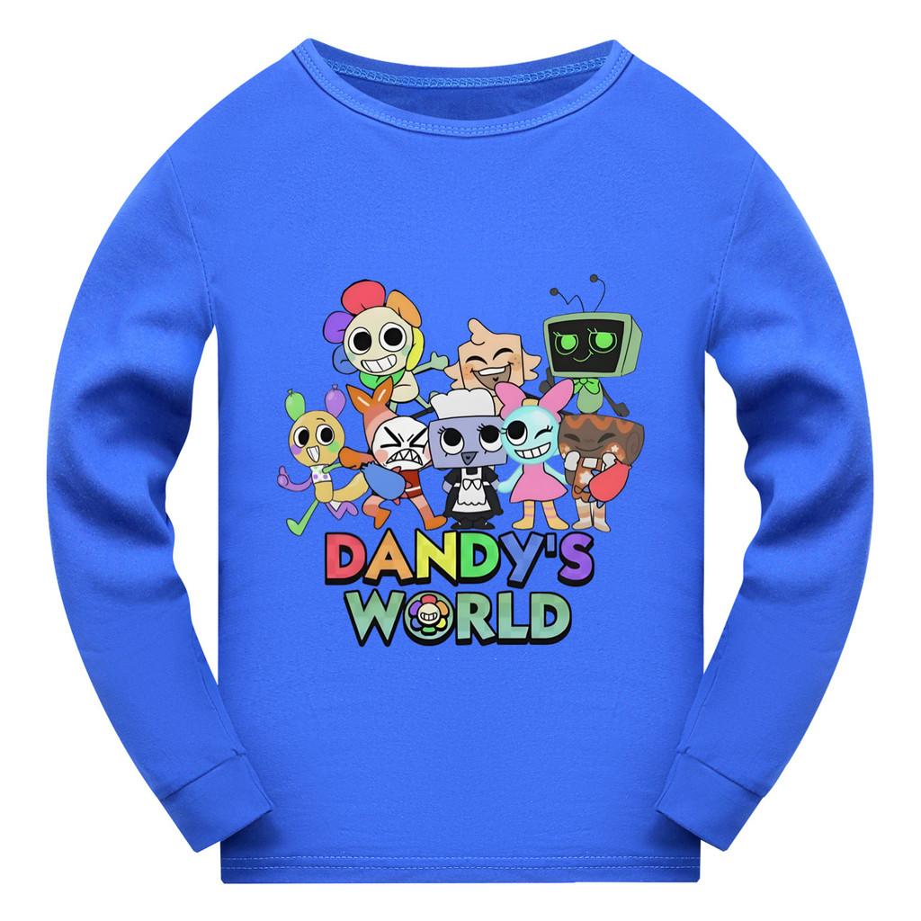 5407 Dětské ležérní tričko s dlouhým rukávem a potiskem Dandy World