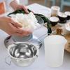 400/600ml Candle Wax Melting Boiler Pot Stainless Steel Heat Resistant Handle Candle Making Supplies Melting Chocolate Bowl