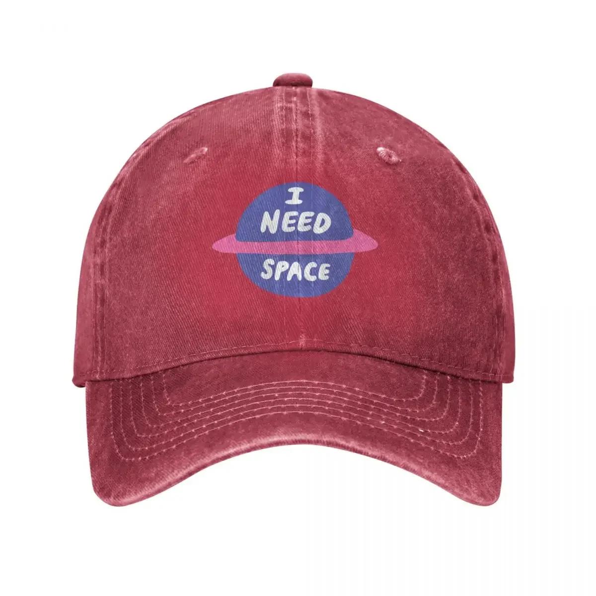 I Need Space Baseball Cap tactical cap Bobble Hat New In Hat Fashion Beach Caps For Women Unisexs