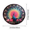 Special-shaped Peacock Carpet Soft Non-slip Peacock Mat 60x60cm/100x100cm Absorbent Bathroom Floor Mat