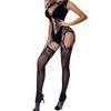 Sexy Hollow Fishnet See-through One-piece Lingerie Plus Size Open Net Lingerie Sexy for Women