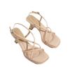 Fashion Hot Selling 2025 new Women Platform High Heels Cross Strap Comfort Sandal Summer Women Shoes Woman High Heels Sandals High Heels