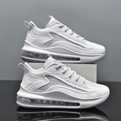 Scarpe da Corsa da Uomo alla Moda con Ammortizzazione ad Aria Scarpe da Ginnastica Casual da Uomo Nuove di Tendenza Traspiranti con Fondo Morbido per Primavera e Autunno