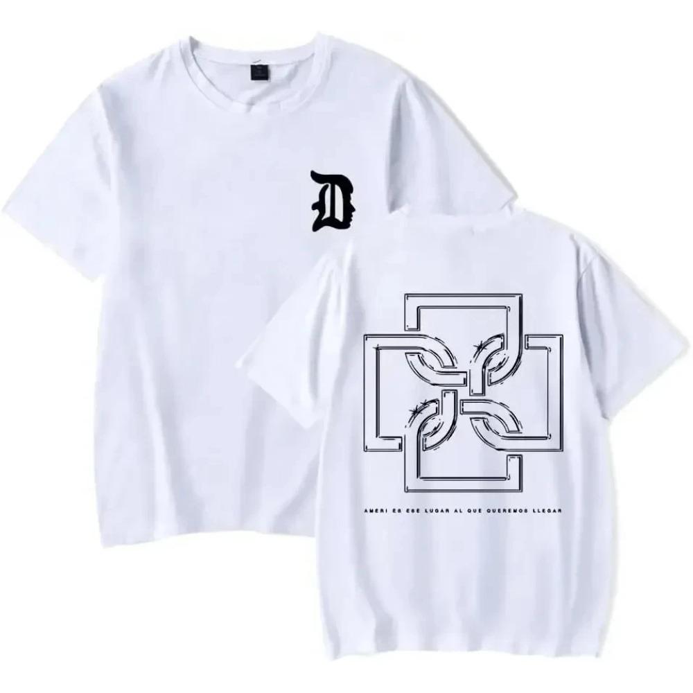 Summer Santa T-Shirt Duki Merch T Shirt Short Sleev Casual Print Men Pure Cotton Short Sleeve High-quality Men's Clothing 71811