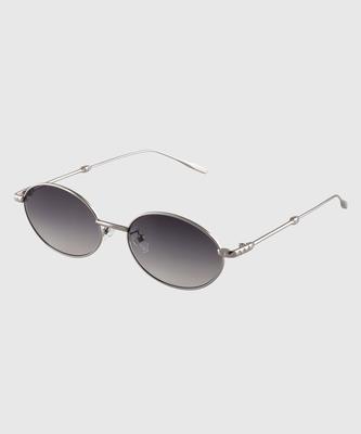Tuditeo Bib Geek Chic Oval Tinted Nylon Lens Uv Protection Sunglasses C3 Gray