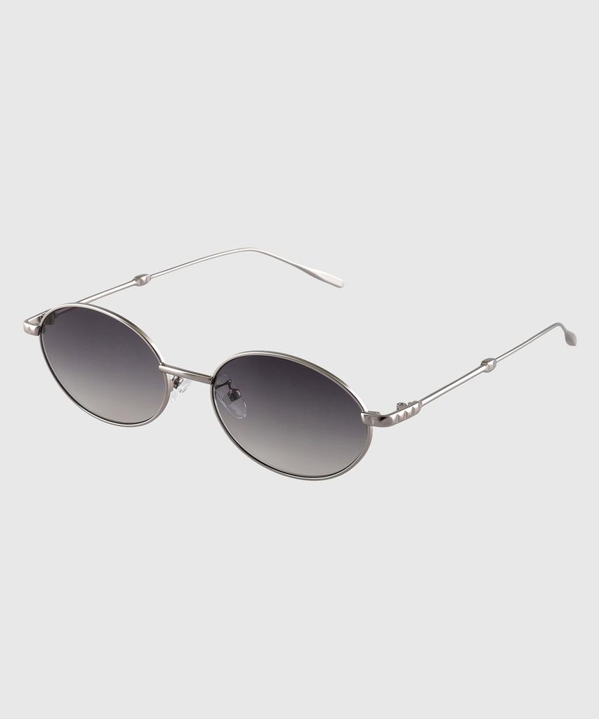 Tuditeo Bib Geek Chic Oval Tinted Nylon Lens Uv Protection Sunglasses C3 Gray