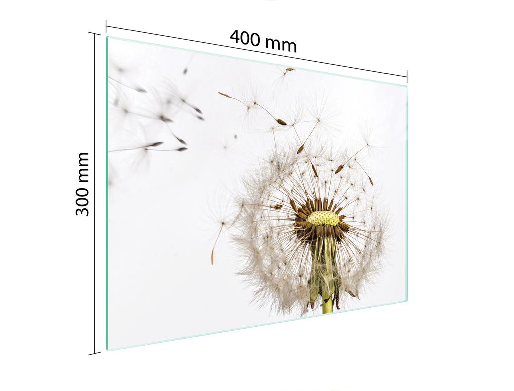 SZKLANA DESKA DO KROJENIA 40x30 KWIAT