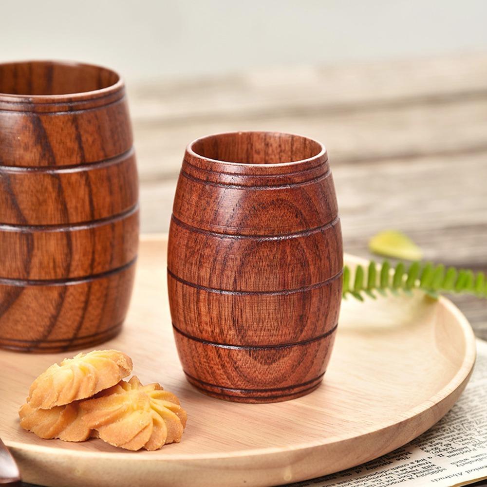 Wood Milk Cup Smooth Drink Cup Lightweight Restaurant Mug Hotel
