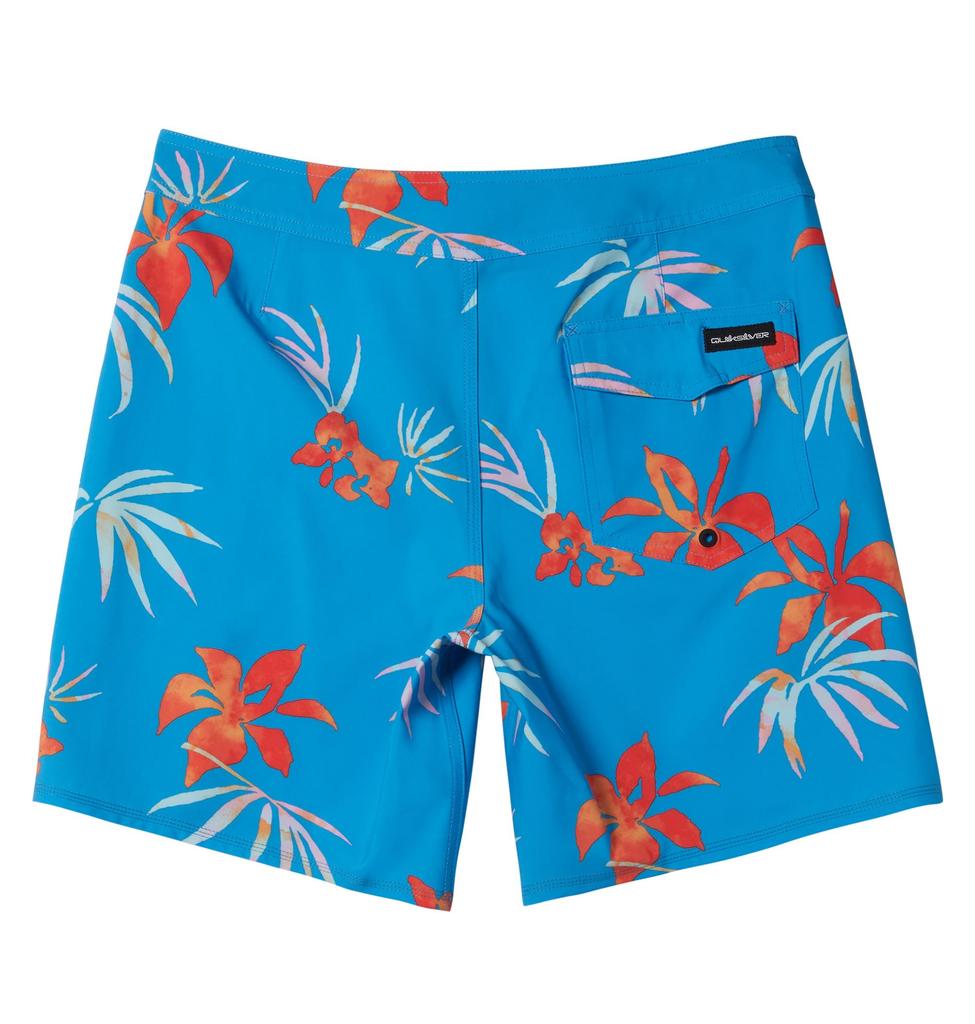Quiksilver Men's Graphic Print 4-Way Stretch Water-Repellent Board Shorts (AQYBS03646 BNH6)