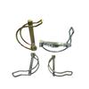 Double Coil Zinc-Plated Tractor Hitch D-Pin M6*70