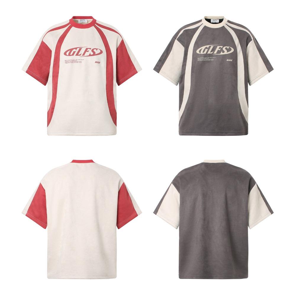 Women's American Vintage Summer T-Shirt, Loose Casual Top with Street-Style Letter Print