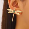 Fashion Dragonfly Stud Earrings For Women Unique Animal Ear Jewelry