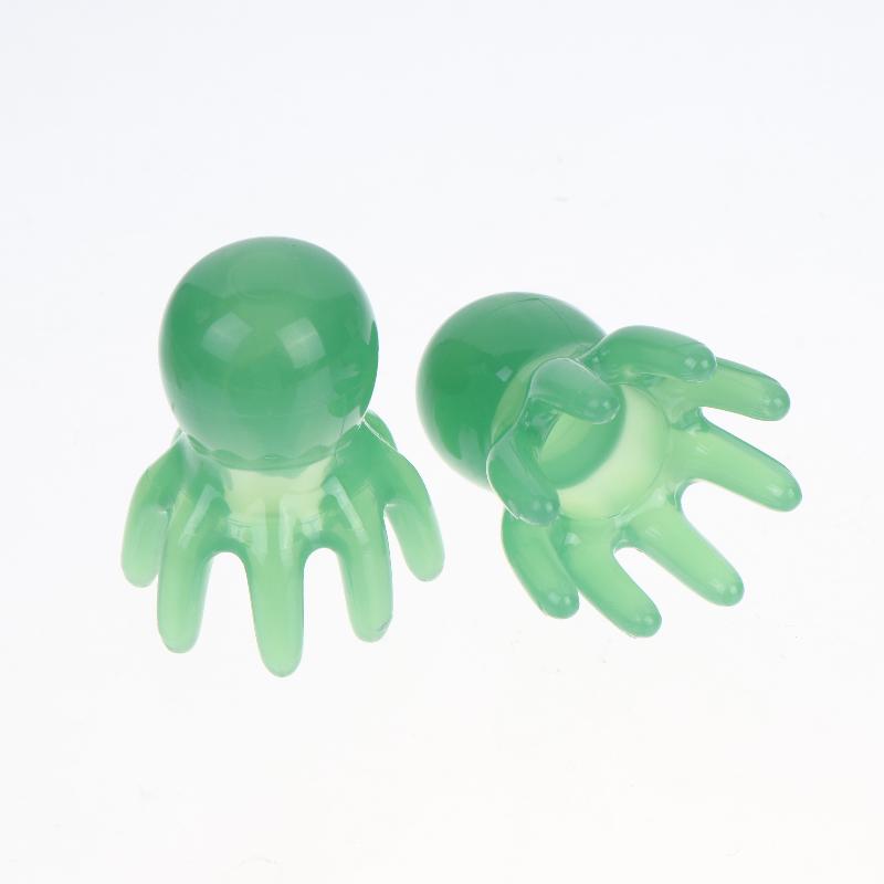 2Pcs Resin Octopus Massage Comb Head Meridian Scraping Scalp Massager Spa Gua Sha Massage Comb Fatigue Relief Massag