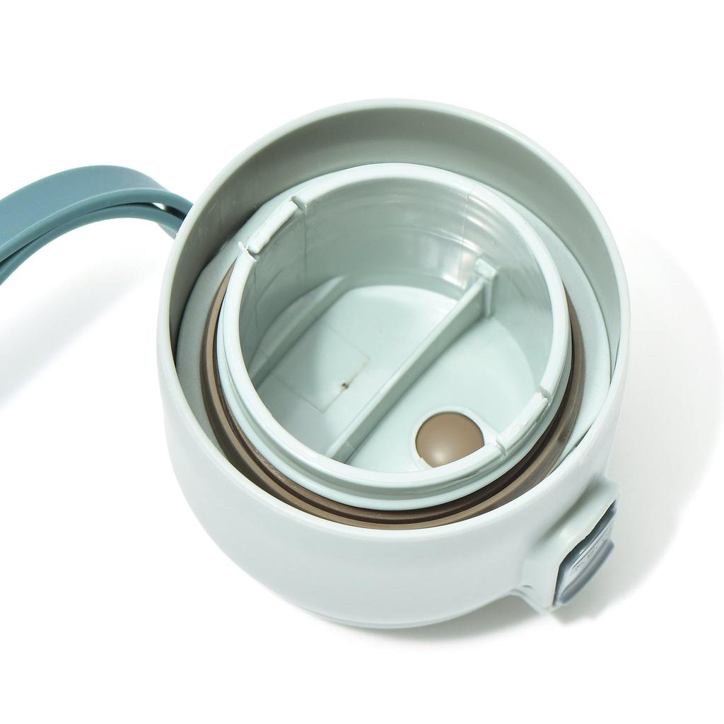 Franc Franc One-Touch Clear Bottle, Green, Water Bottle, My Bottle, Drink Bottle, Water Bottle with Strap