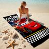 Lightning McQueen Beach Towel Outdoor Camping Beach Towel for Vacation Swim Outdoor Pool Absorbent Bath Towel