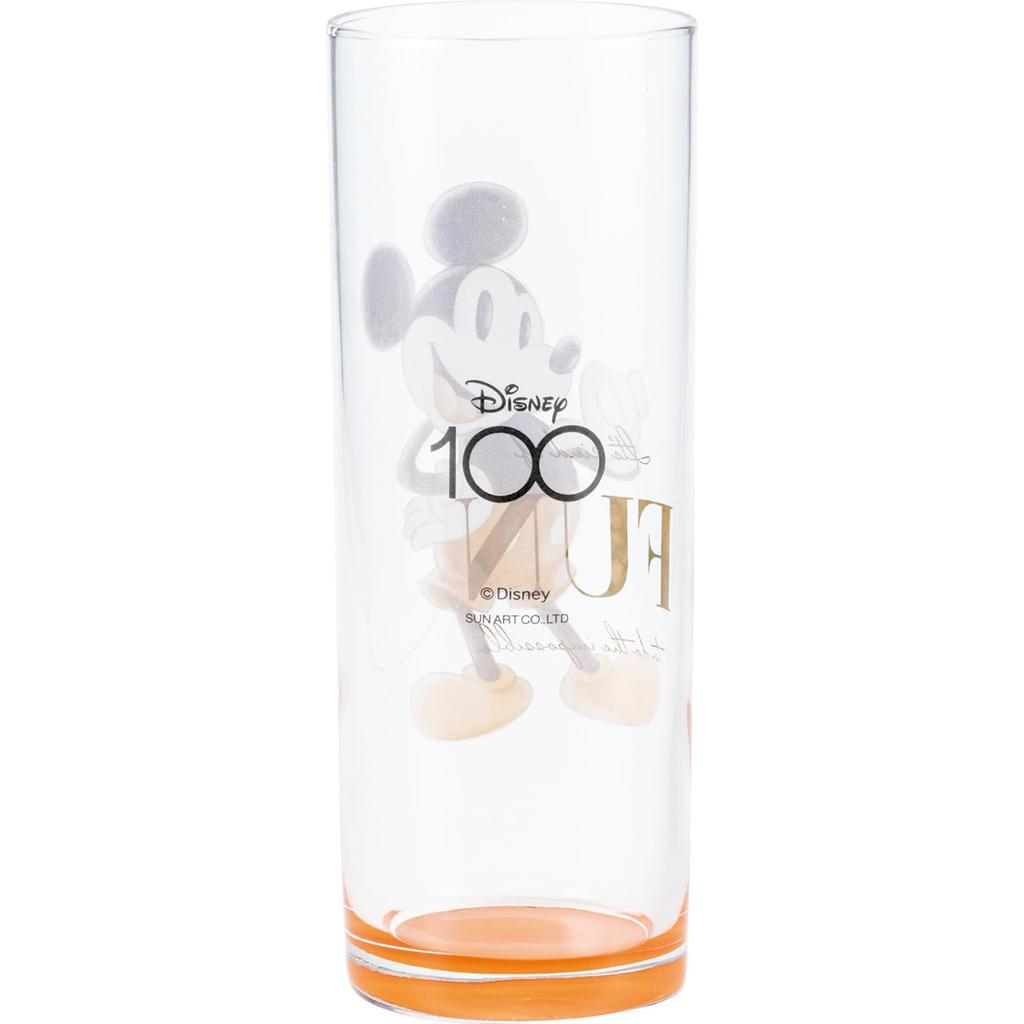 Sun Art Walt Disney Company 100th Anniversary D100 Mickey Mouse Message Birthday Made In Glass, Approx. 260ml, Tableware, Collectibles, Gift, Gift,