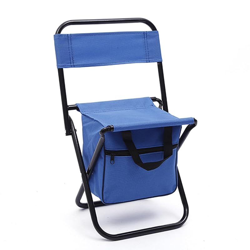 

[Queen-b] folding chair With storage function compact folding chair lightweight carry backrest Simple sturdy Accessories storage outdoor camp fishing