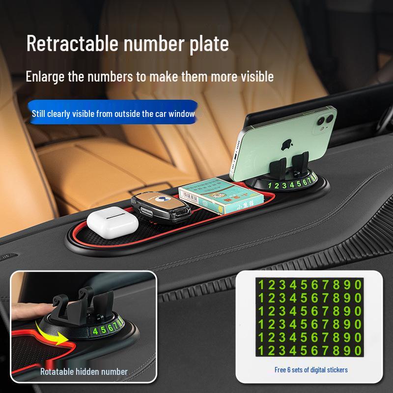 Multifunctional Anti-Slip Car Phone Holder & Dashboard Navigation Mount