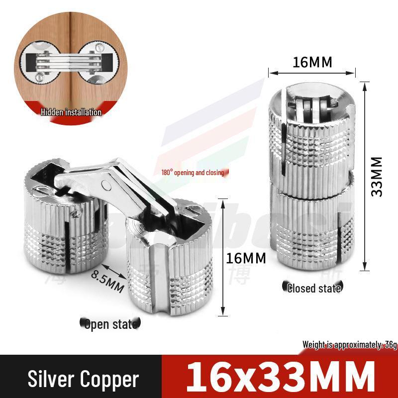 Hidden Concealed Hinge for Folding Wooden Doors - Accessories