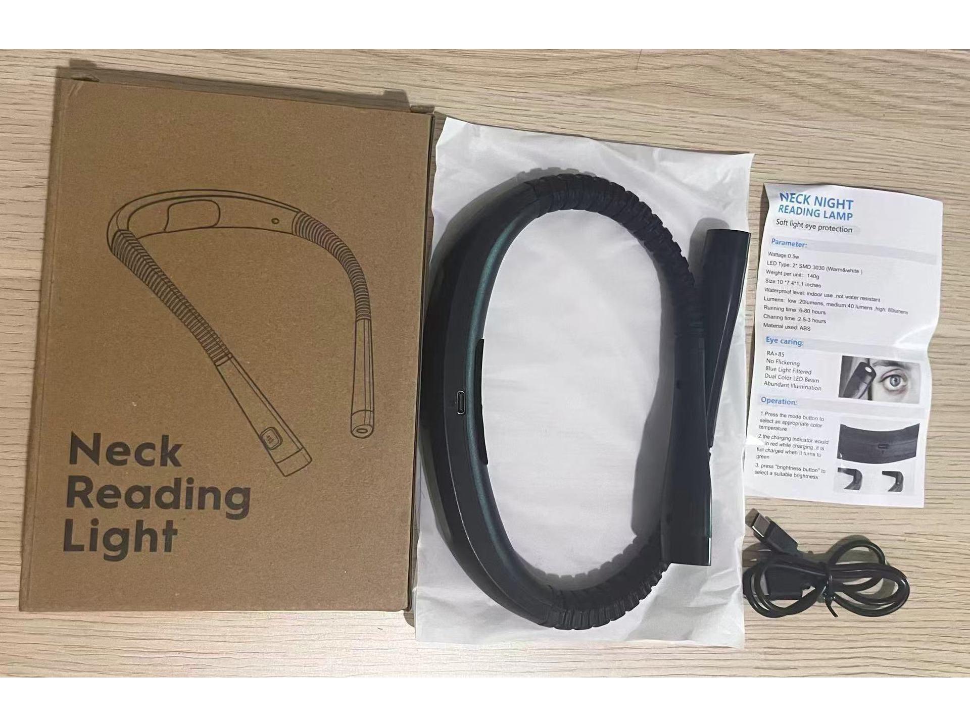 

Adjustable USB Charging Neck-Hanging LED Desk Lamp for Eye Protection